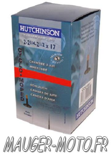 Chambre à air Hutchinson 2 à 2 1/2 x 17 valve shrader (auto)