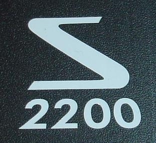 Autocollant capot filtre air S2200