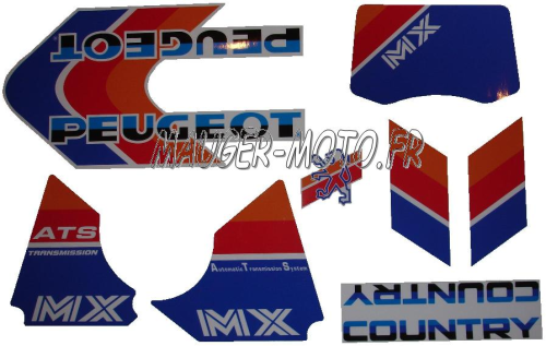 Kit autocollant Peugeot Country