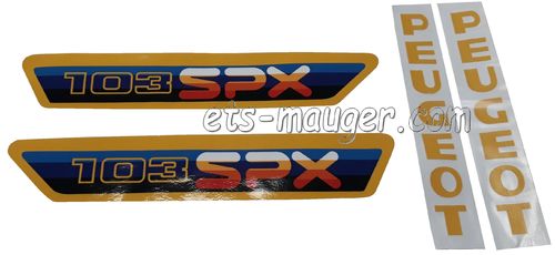 Kit autocollant SPX bleu